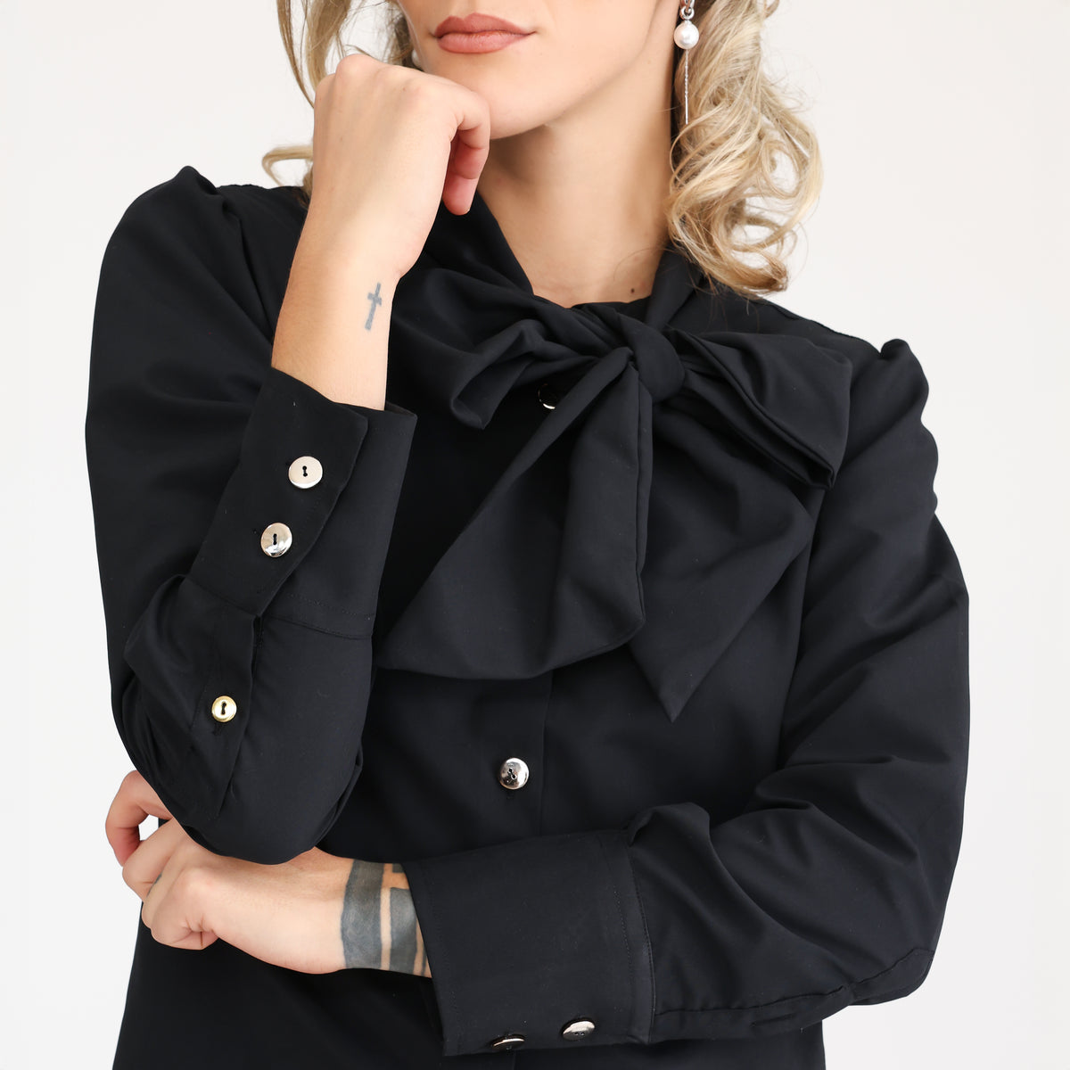 Camicia Eterea Glamour Nera