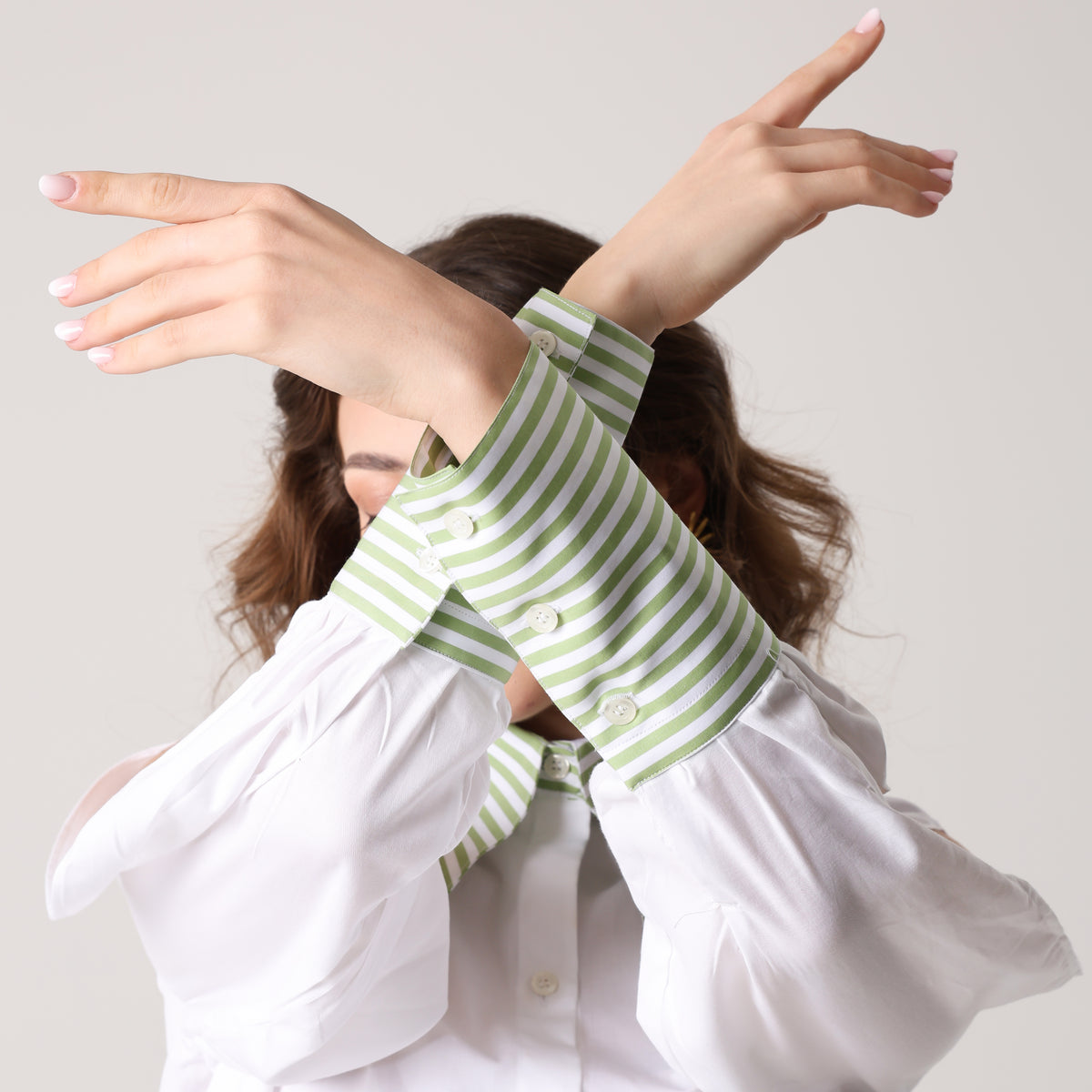Camicia Renaissance Bianca Contrasto