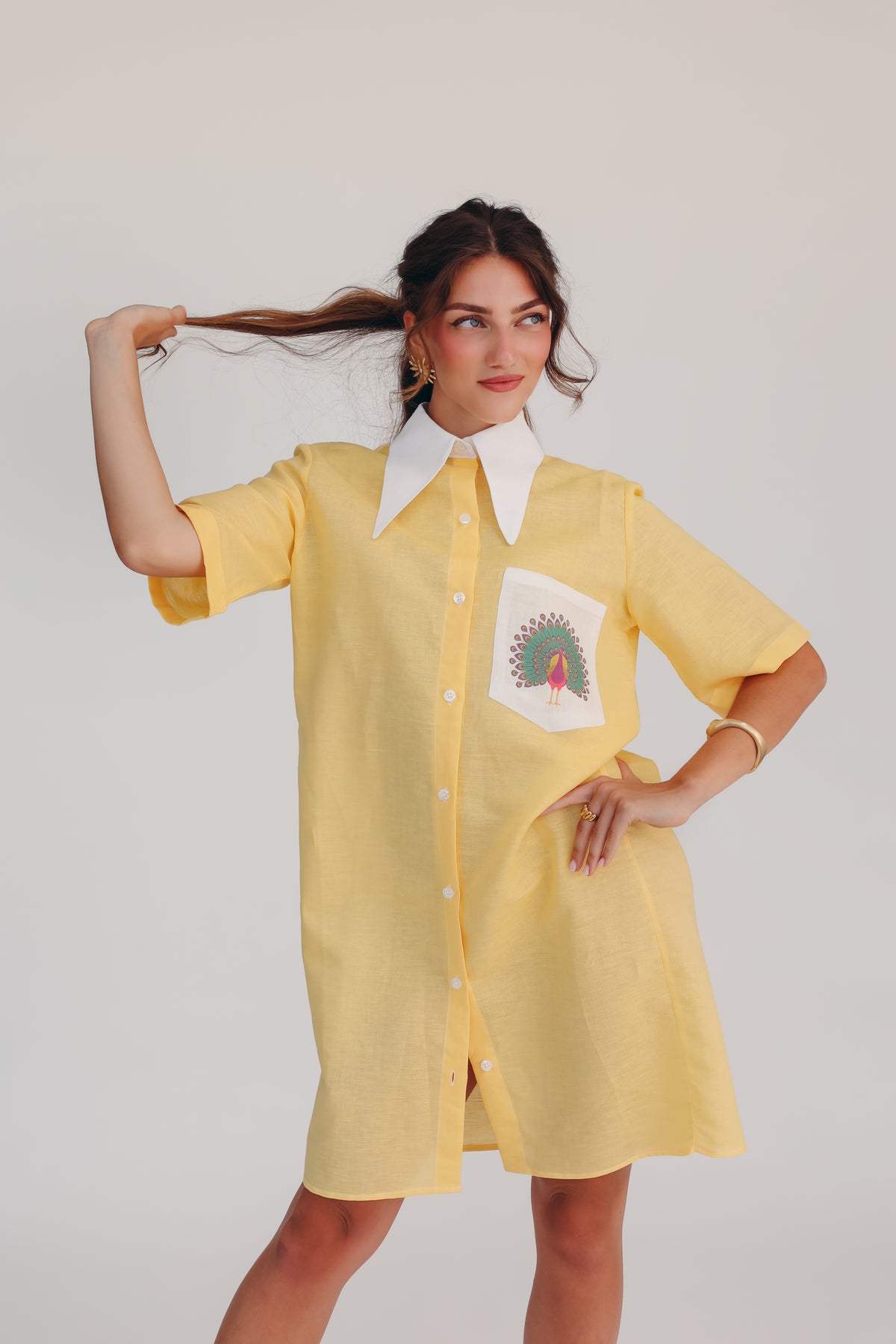 Chemisier Diva Giallo