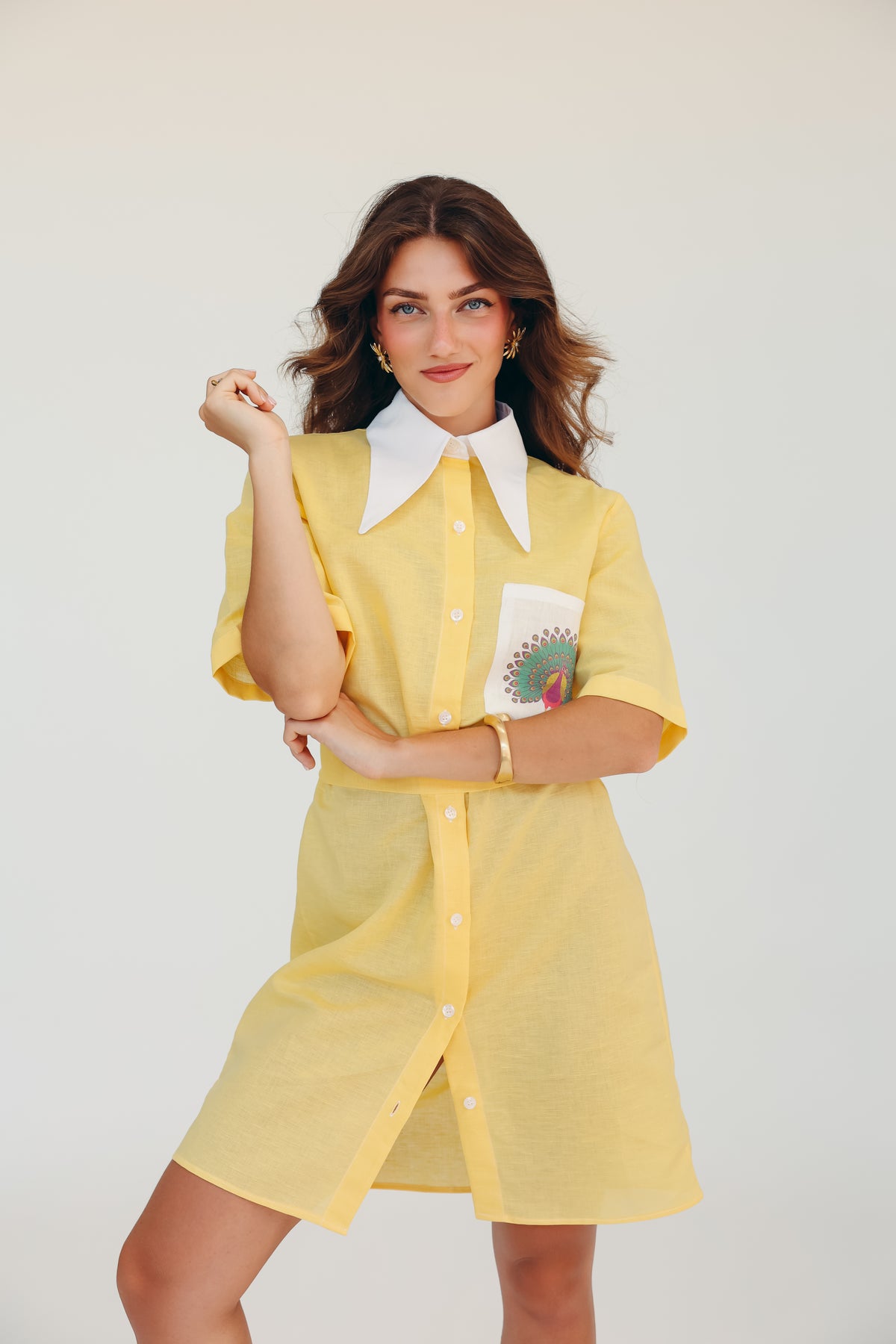 Chemisier Diva Giallo