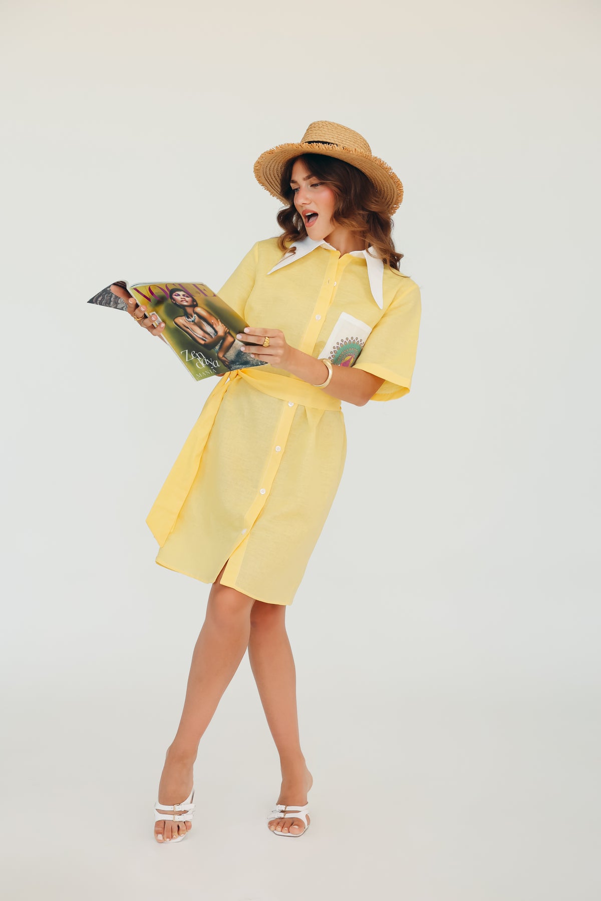 Chemisier Diva Giallo