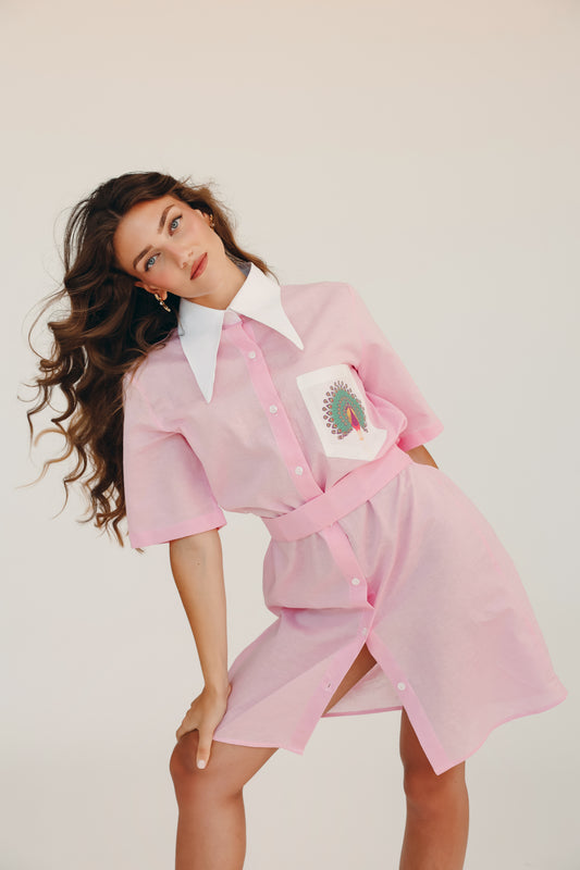 Chemisier Diva Rosa