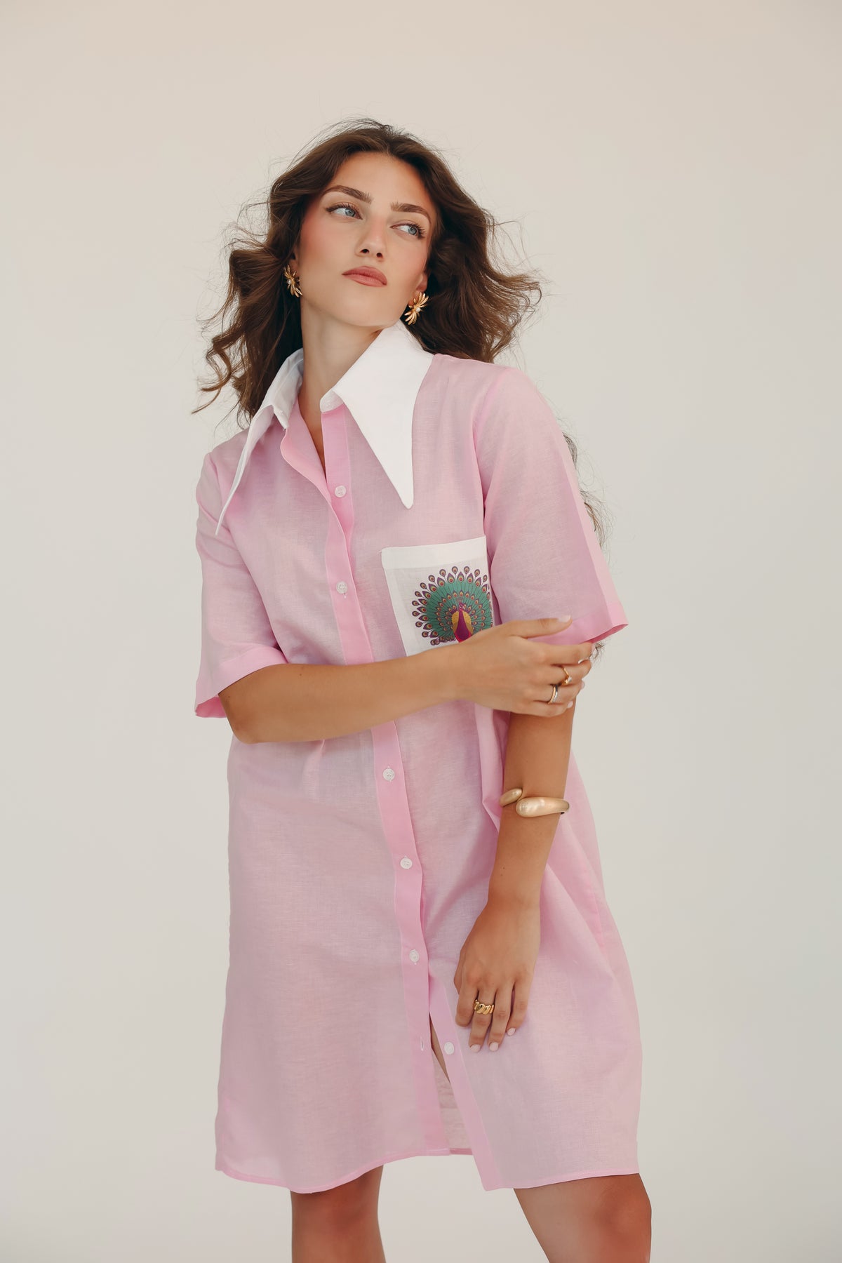Chemisier Diva Rosa