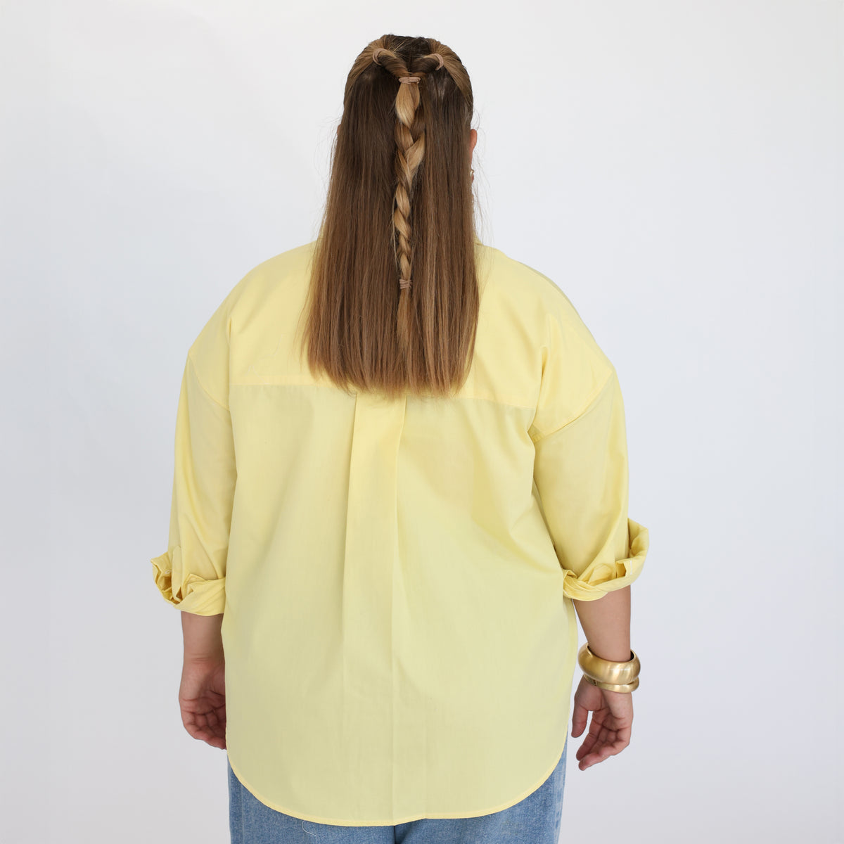 Camicia Manifesto Trendy Gialla