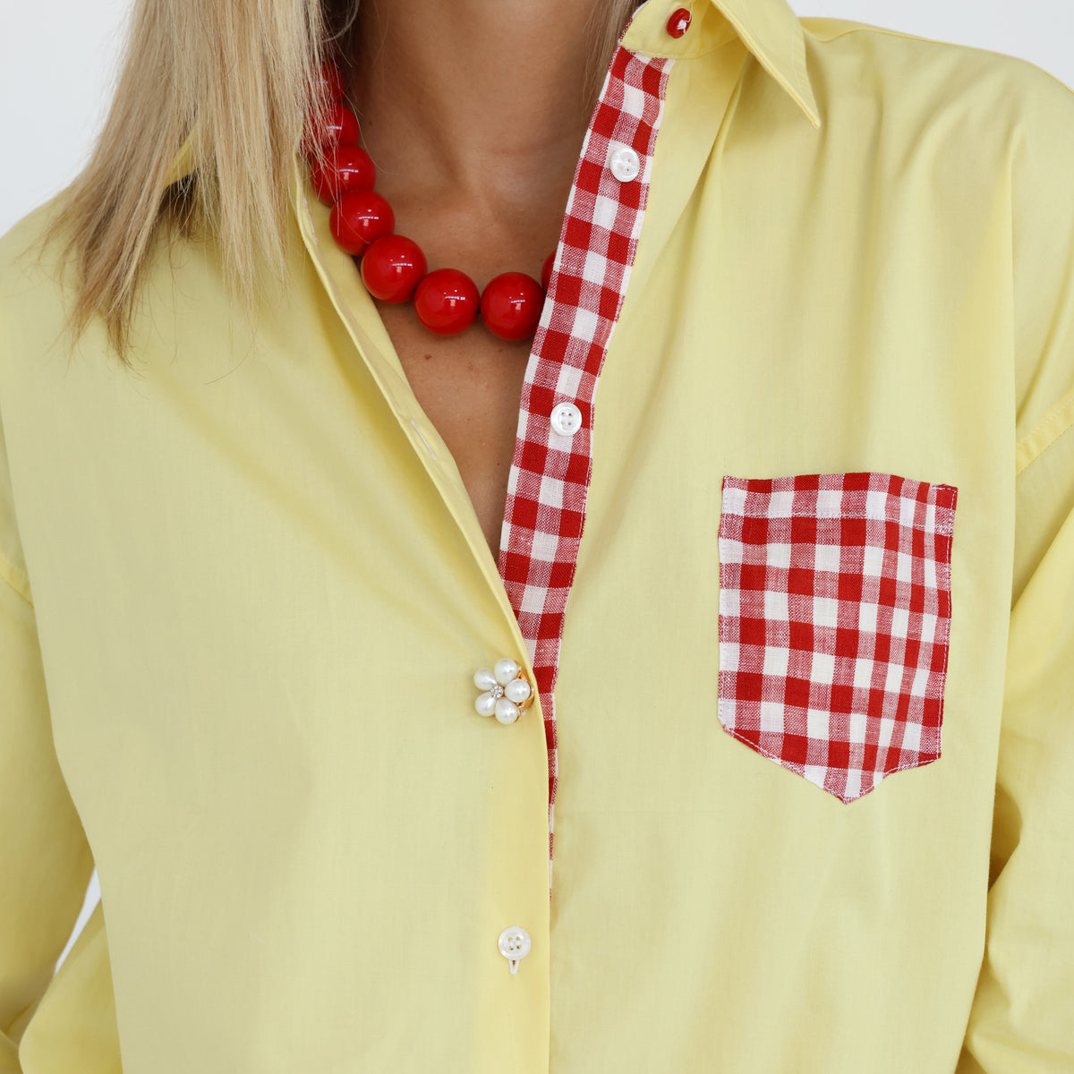 Camicia Manifesto Trendy Gialla