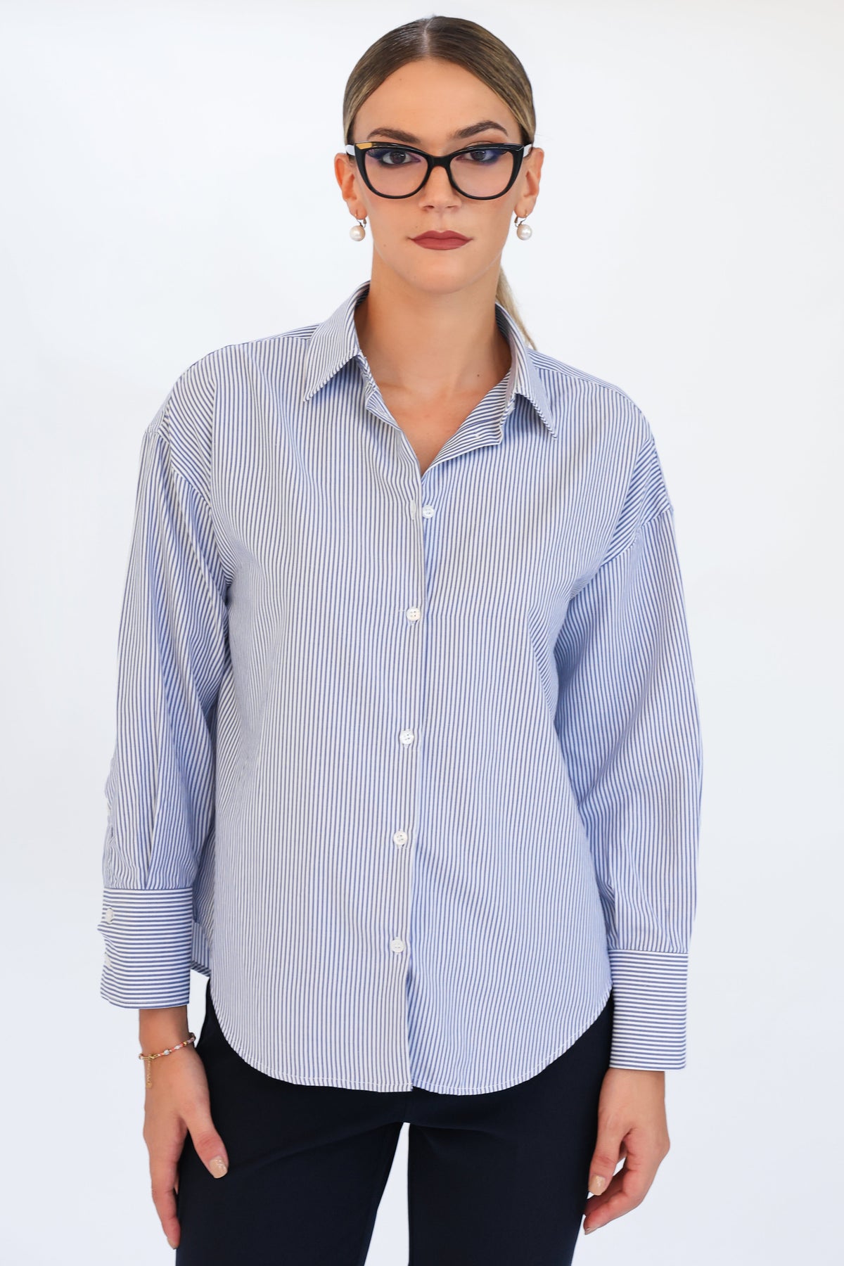 Camicia Manifesto Classic Blu