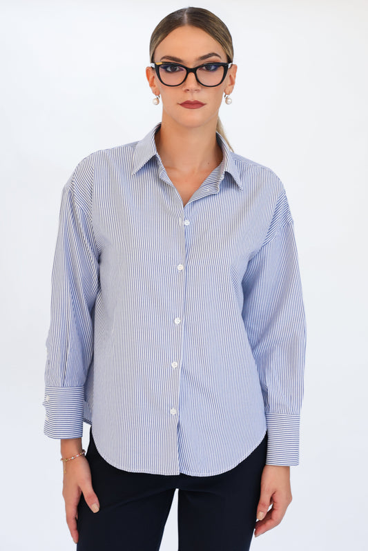 Camicia Manifesto Classic Blu