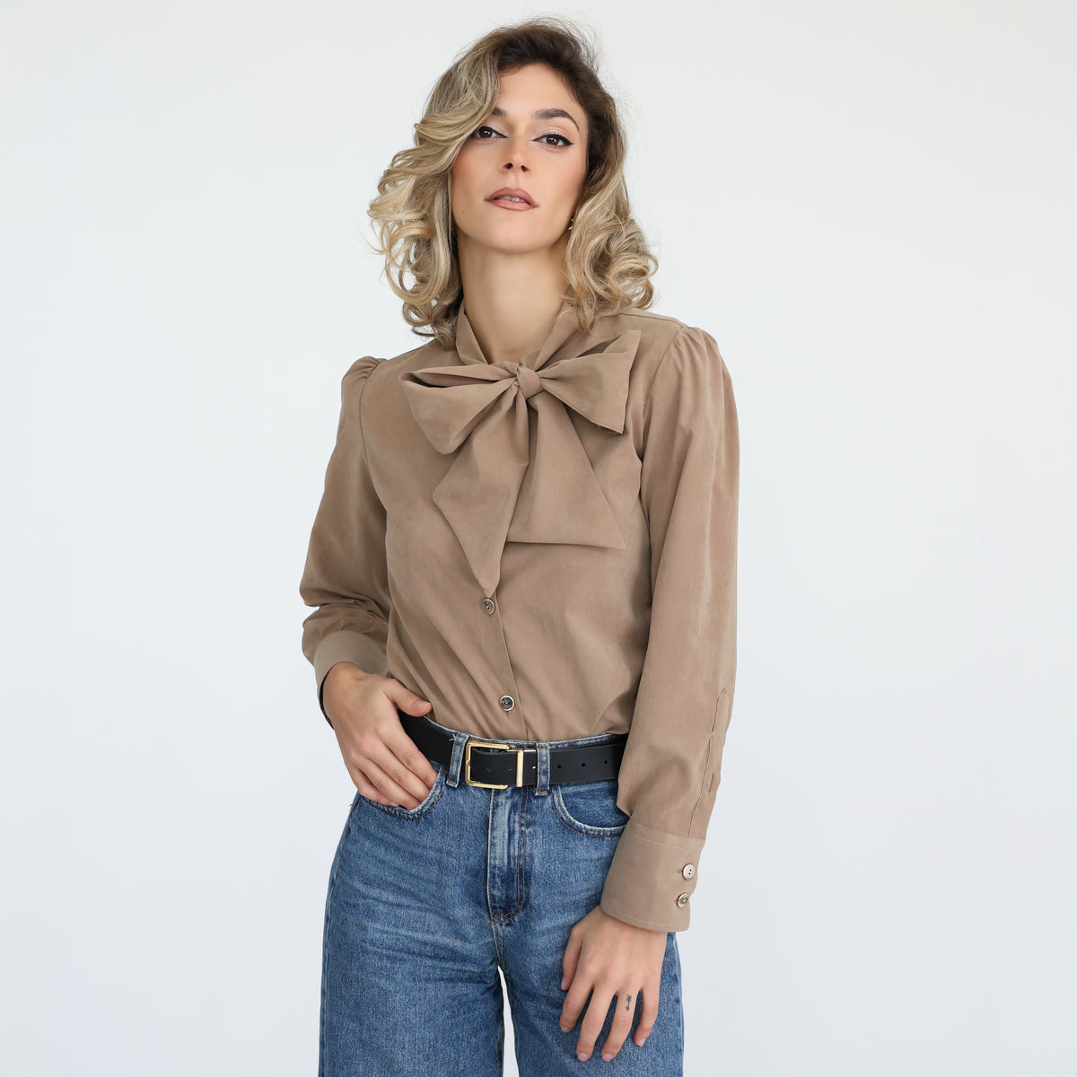 Camicia Eterea Glamour mocha mousse