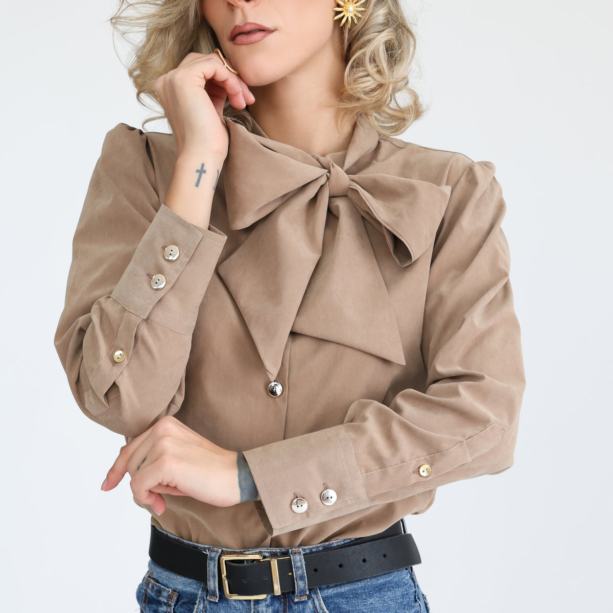 Camicia Eterea Glamour mocha mousse