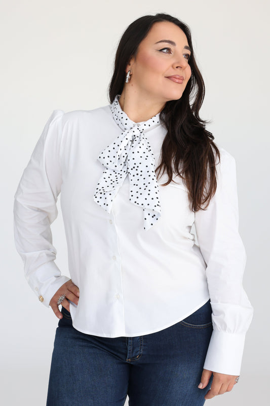 Camicia Eterea Trendy Bianca