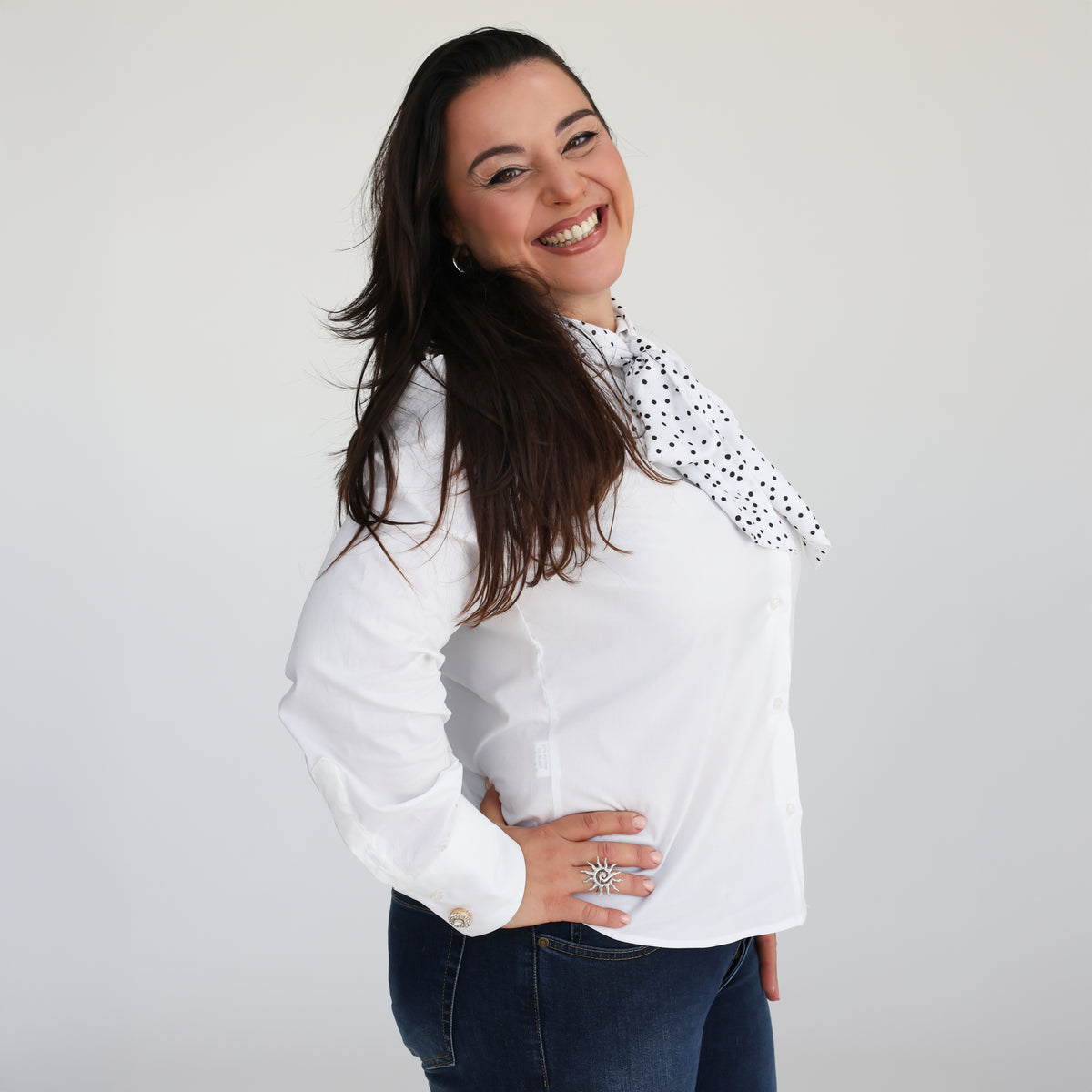 Camicia Eterea Trendy Bianca