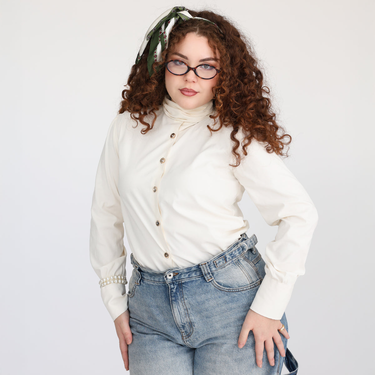 Camicia Eterea Glamour Crema