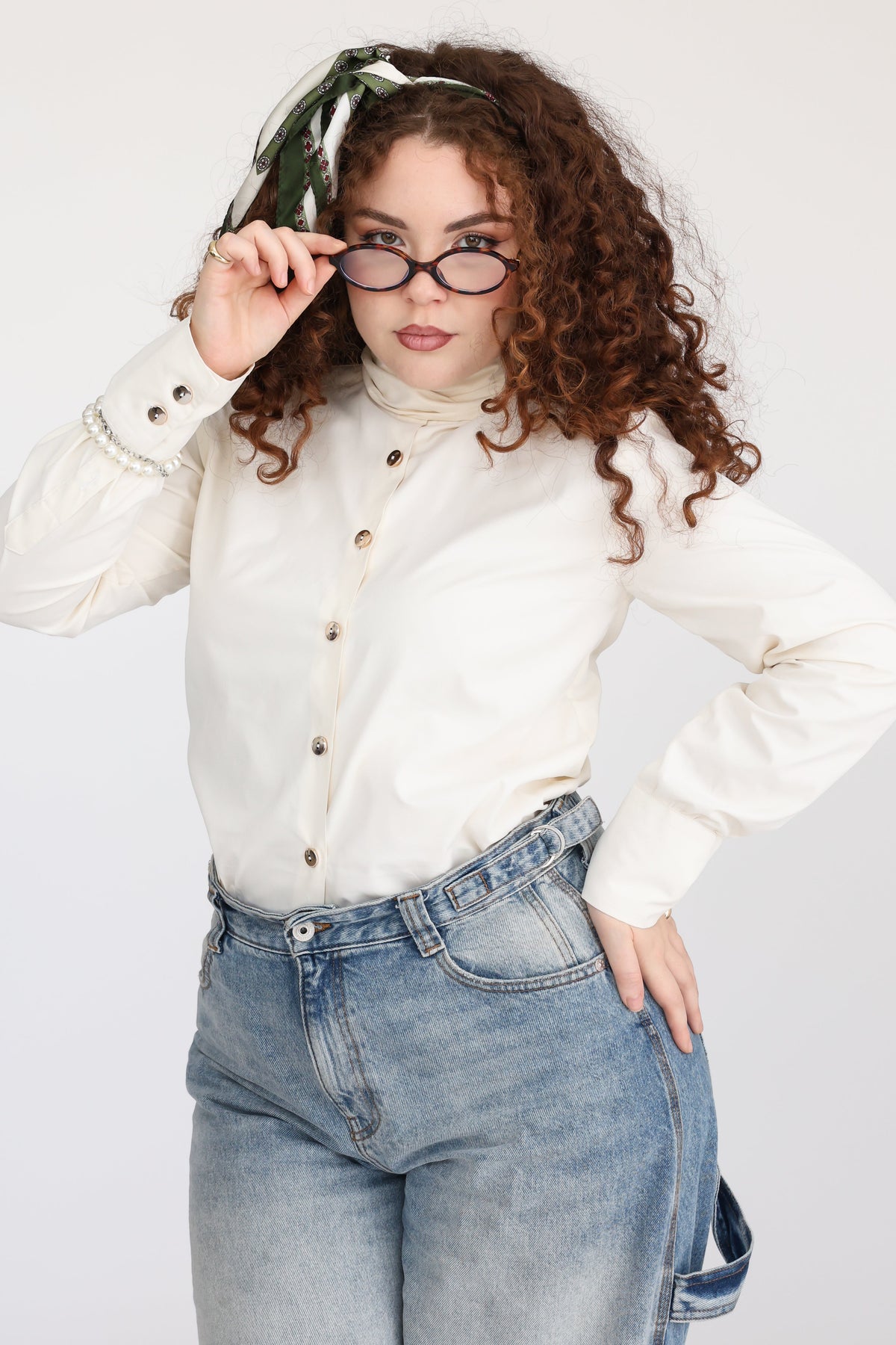 Camicia Eterea Glamour Crema