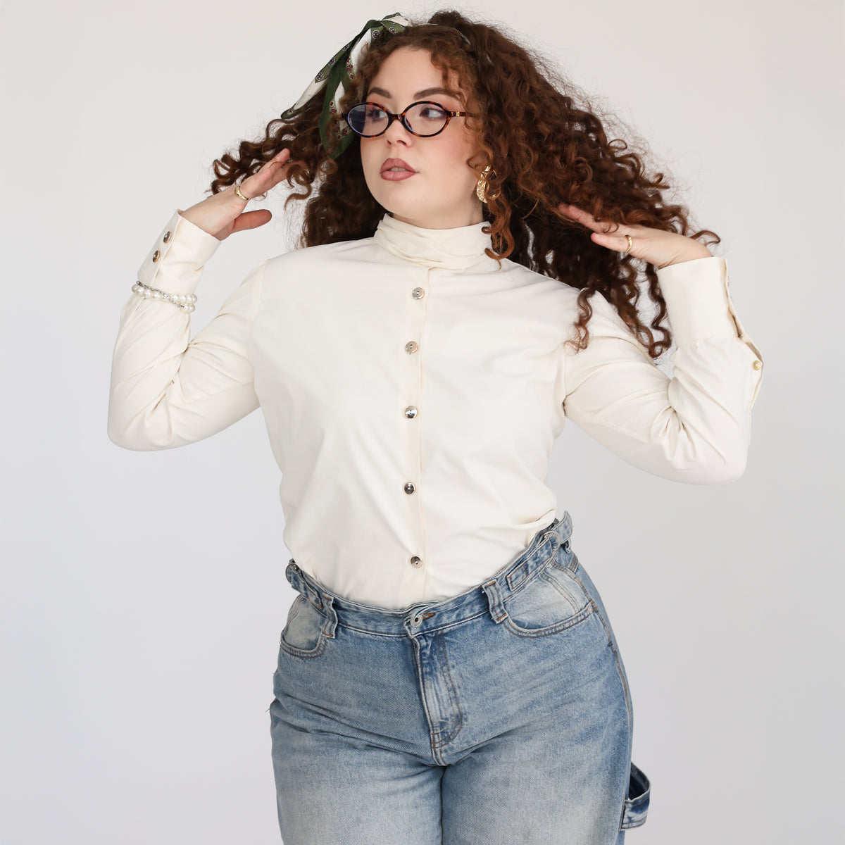 Camicia Eterea Glamour Crema