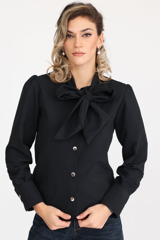 Camicia Eterea Glamour Nera